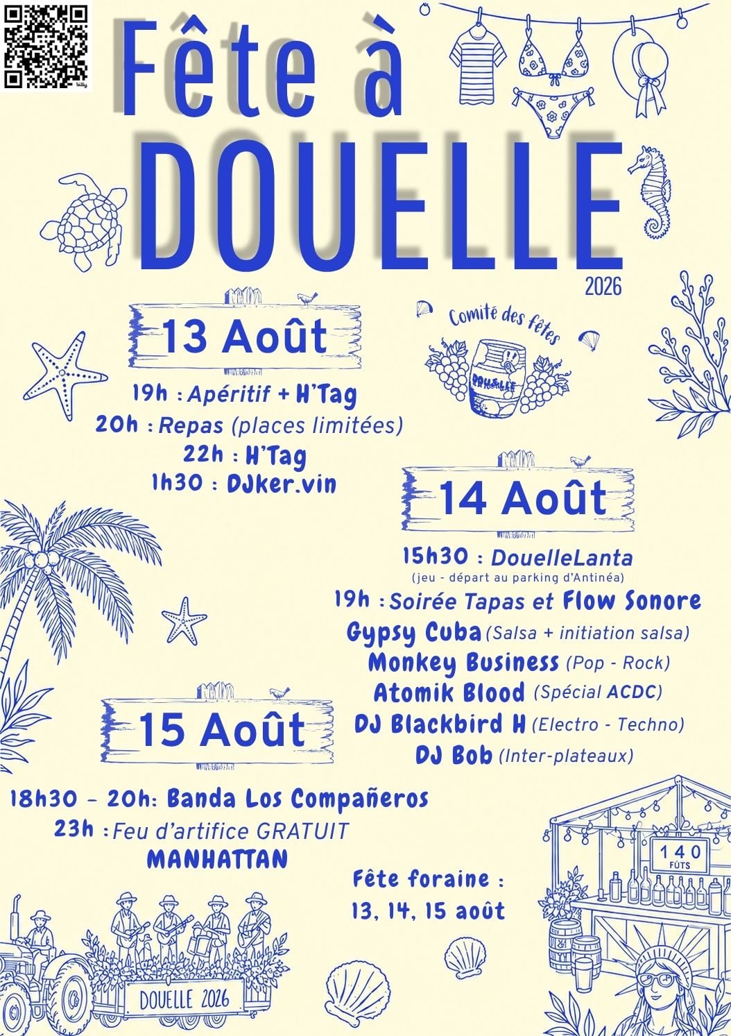 Fête votive à Douelle  Douelle