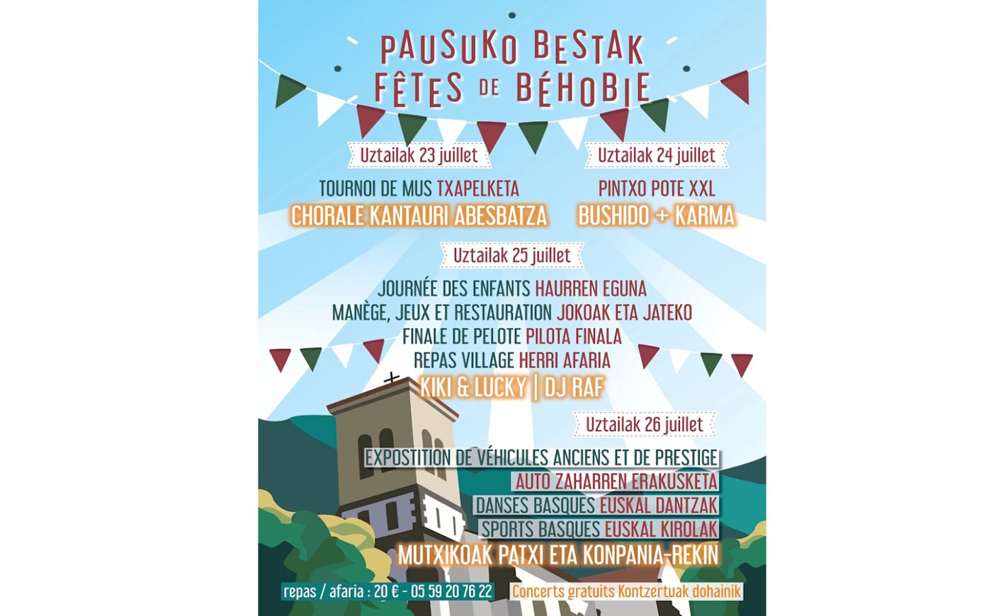 Fêtes de Béhobie Urrugne