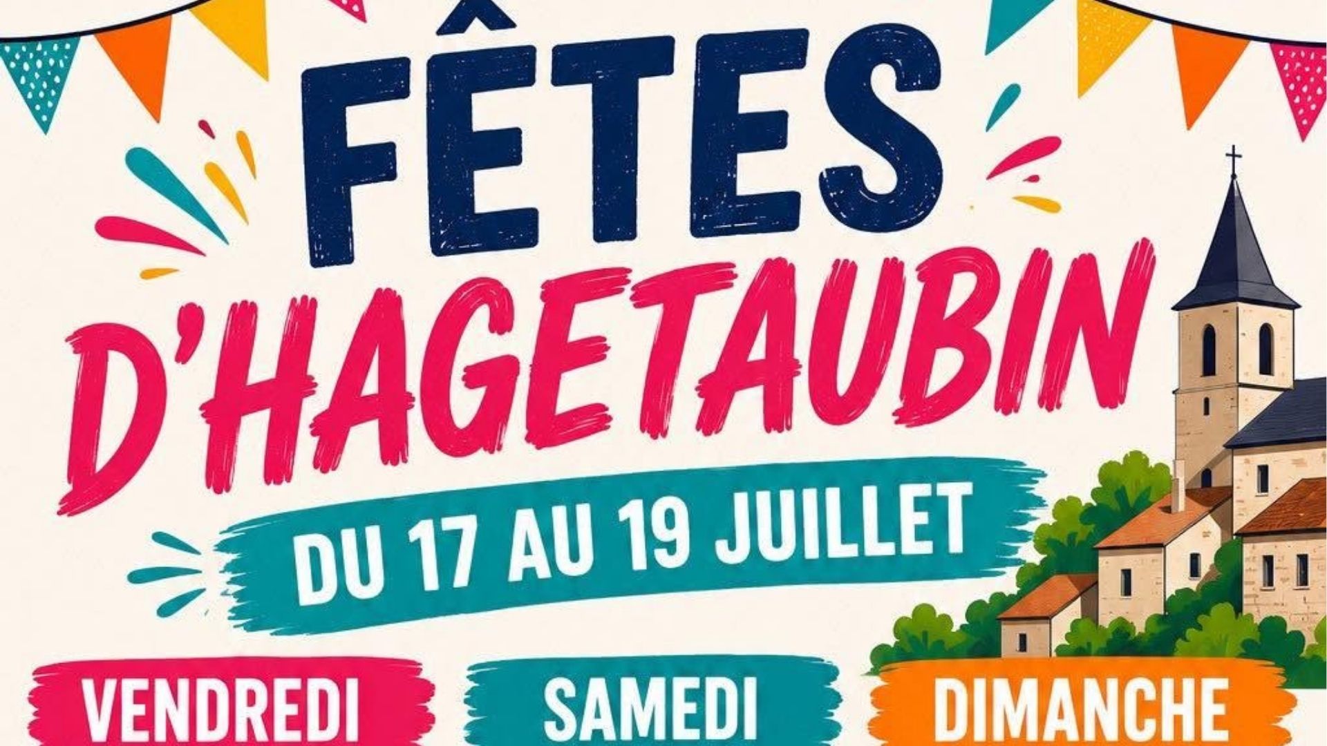 Fêtes locales Salle des fêtes Hagetaubin 2026-07-17