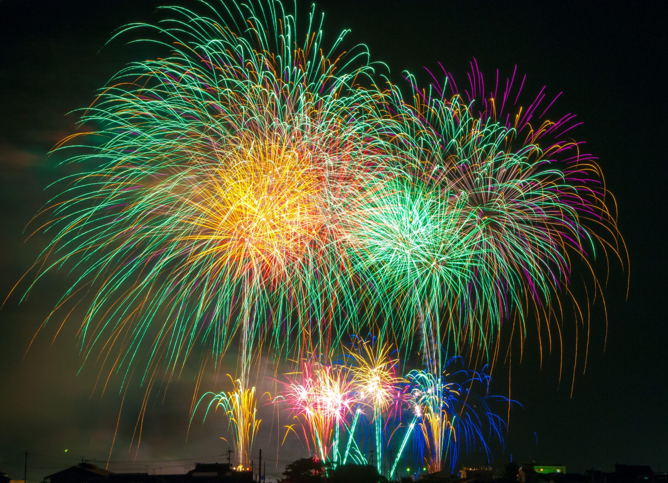 Feu d’artifice à Auriac Auriac