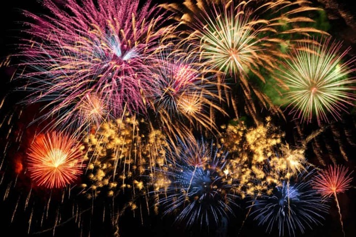 Feu d’artifice, Plage du Nau, Le Pouliguen
