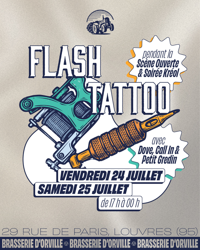 Flash Tattoo Brasserie d'Orville Louvres