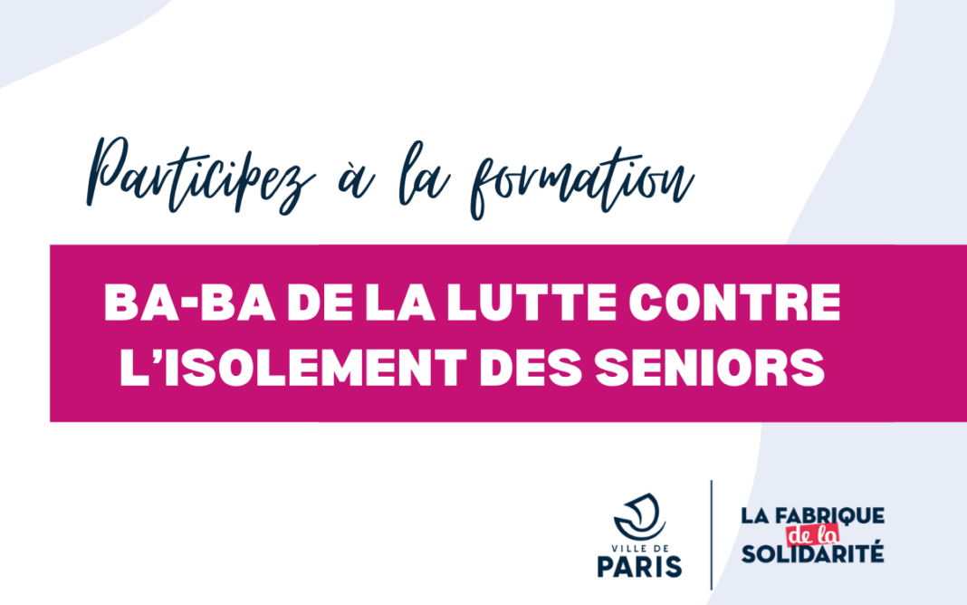 Formation « Ba-ba de la lutte contre l’isolement des seniors »