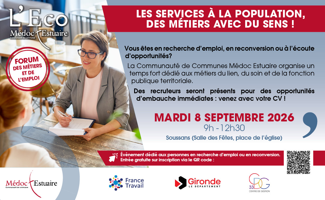 Forum des métiers et de l’emploi: Les services à la population