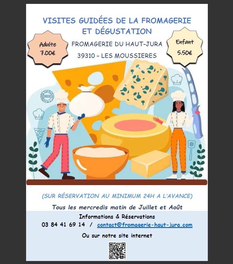 Fromagerie du Haut-Jura Visites Guidées Fromagerie du Haut-Jura Les Moussières