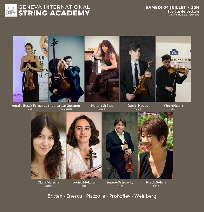 Geneva International String Academy, Société de lecture, Genève