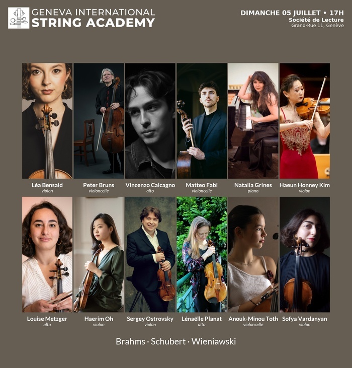 Geneva International String Academy, Société de lecture, Genève