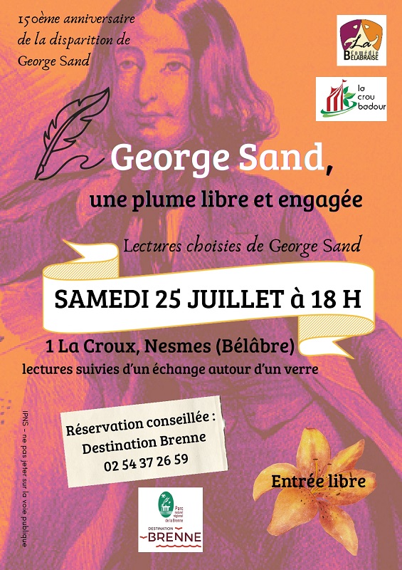 George Sand, une plume libre et engagée Bélâbre