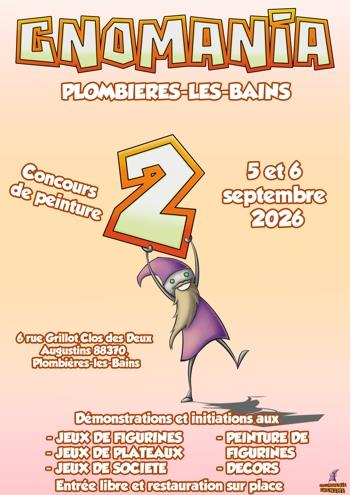 Gnomania Festival de jeux Clos des deux Augustins Plombières-les-Bains