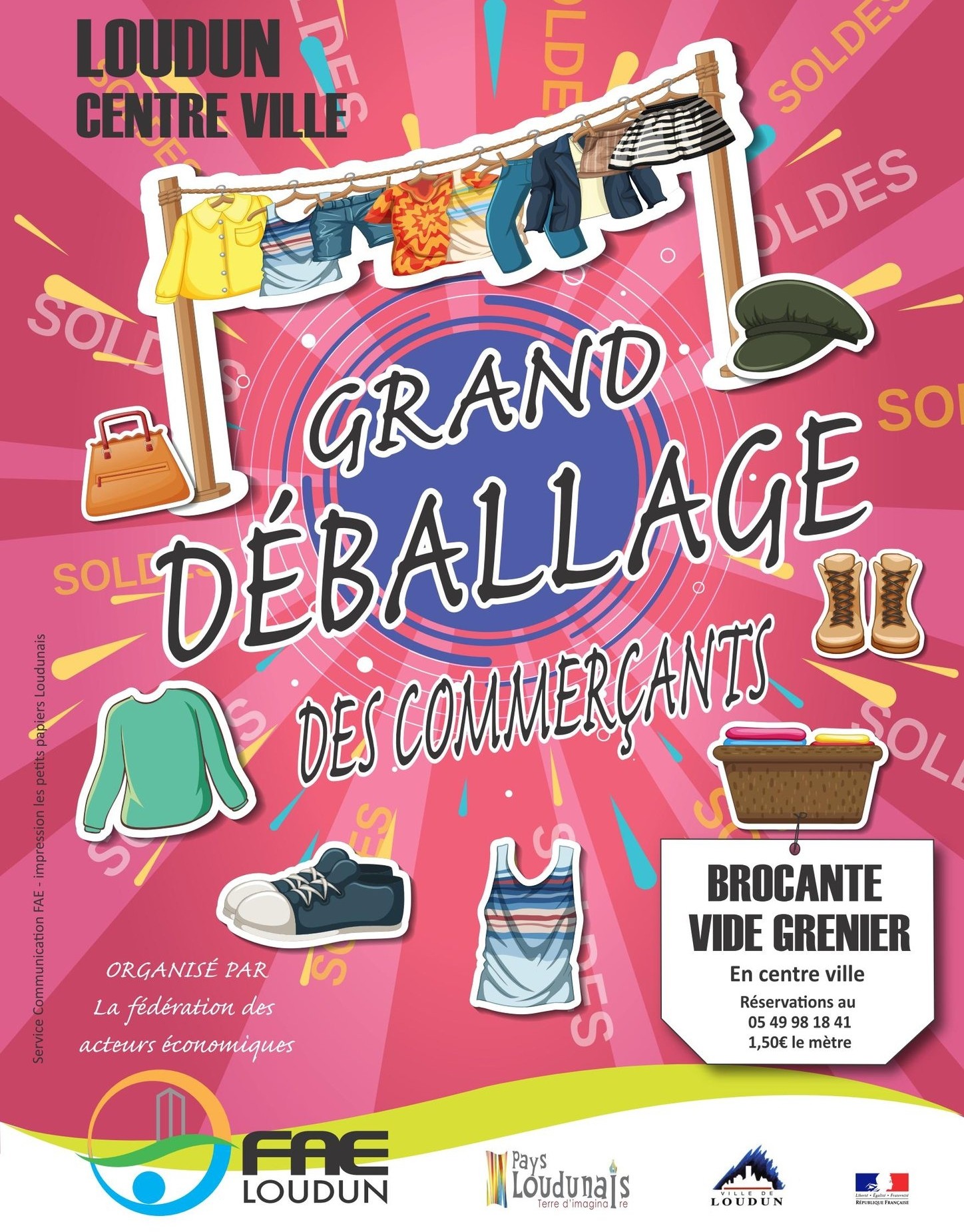 Grand Déballage des Commerçants rue du Centre-Ville Loudun 2026-09-22