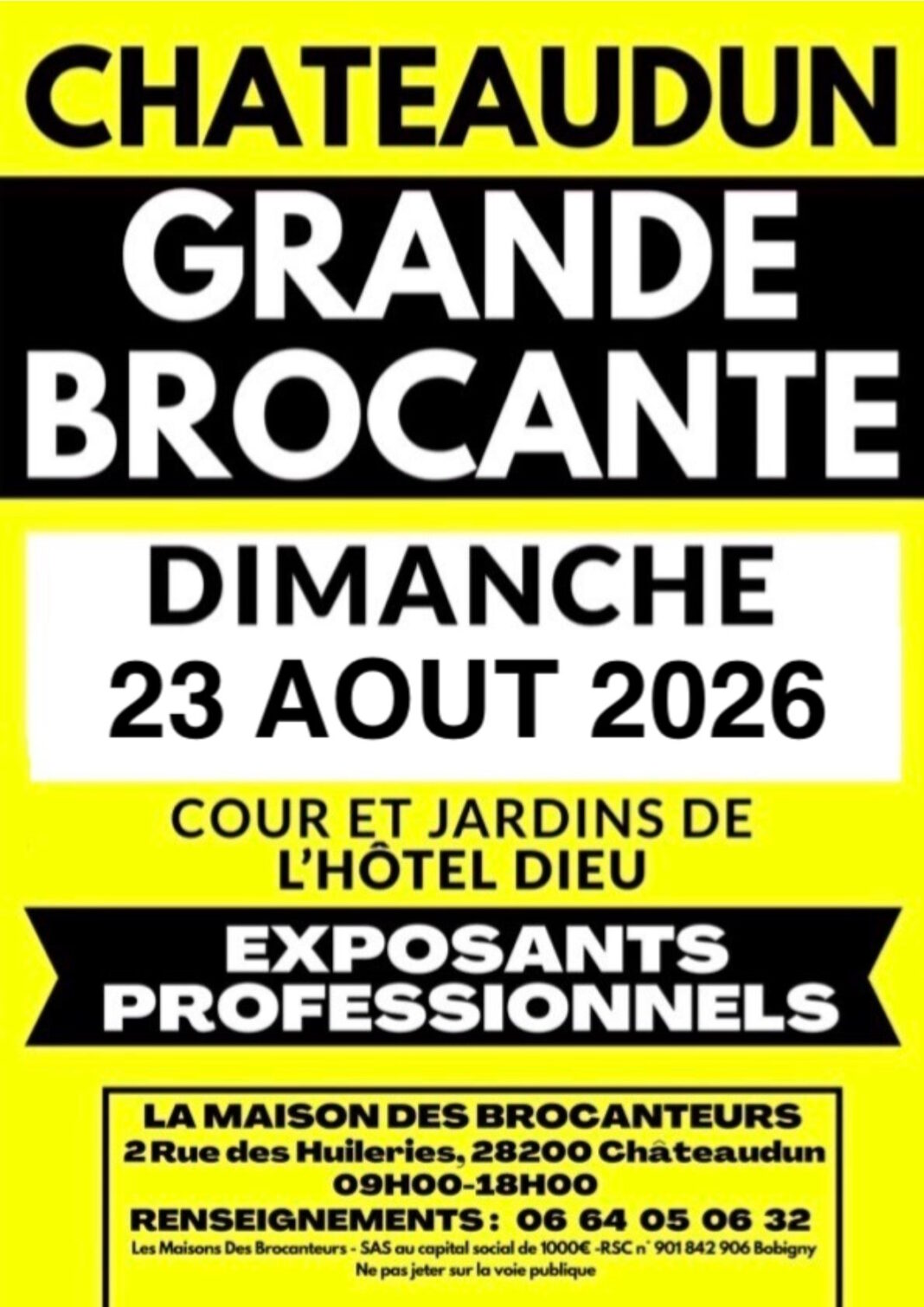 Grande Brocante de Châteaudun Châteaudun