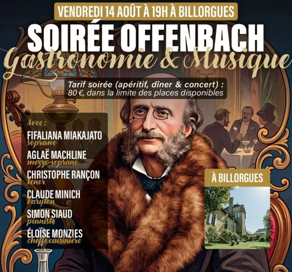 Grande soirée autour d&rsquo;Offenbach  Salles-la-Source