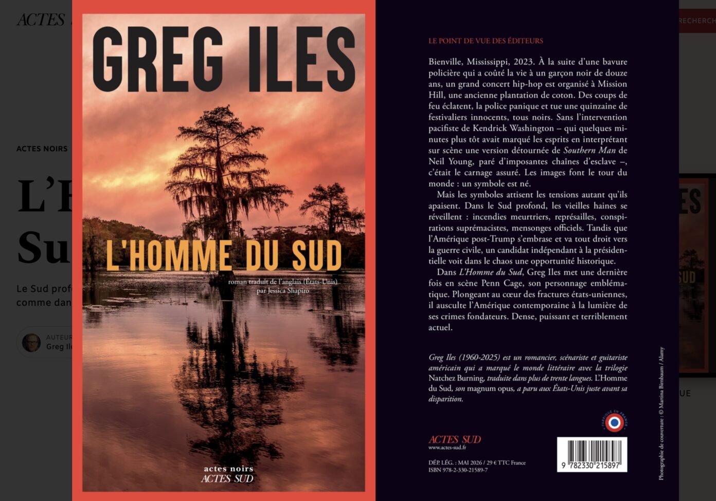 greg iles homme sud