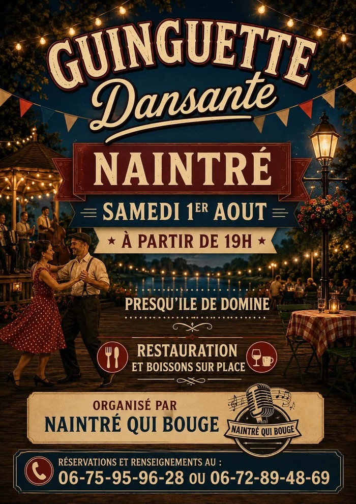 Guinguette dansante rue Emile Zola à Naintré Naintré