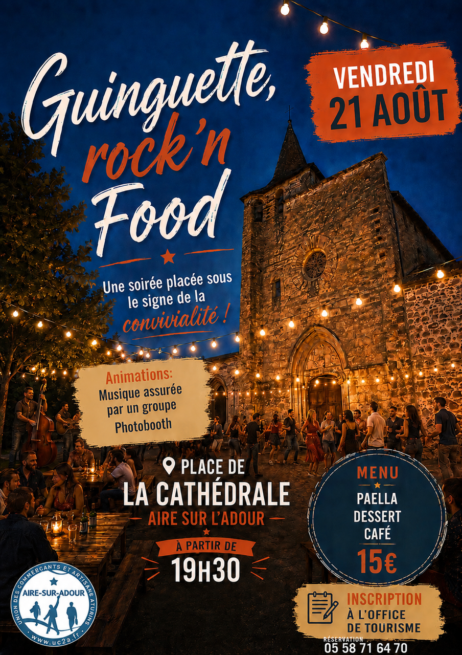 Guinguette, rock’n food Aire-sur-l’Adour