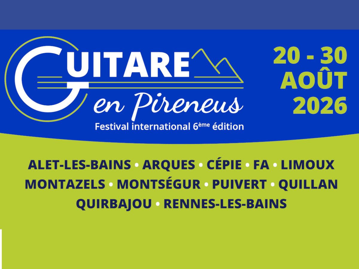 GUITARE EN PIRENEUS 2 rue Marcel Pagnol Cépie 2026-08-25
