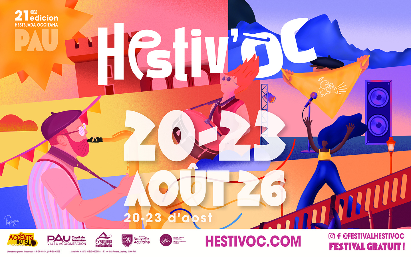 Hestiv&rsquo;Oc 2ème jour des festivités  Pau