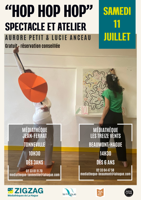 Hop Hop Hop Un spectacle pop-up ! Beaumont-Hague La Hague
