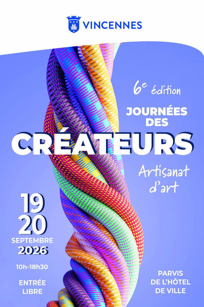Hôtel de ville de Vincennes – 6es Journées des Créateurs, Esplanade de l&rsquo;hôtel de ville de Vincennes, Vincennes