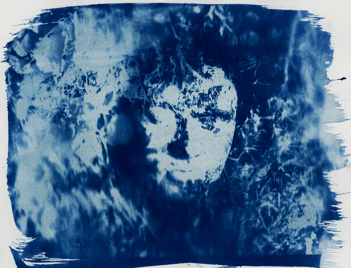 Image par image : animation en cyanotype, Les Trois Bains, Paris
