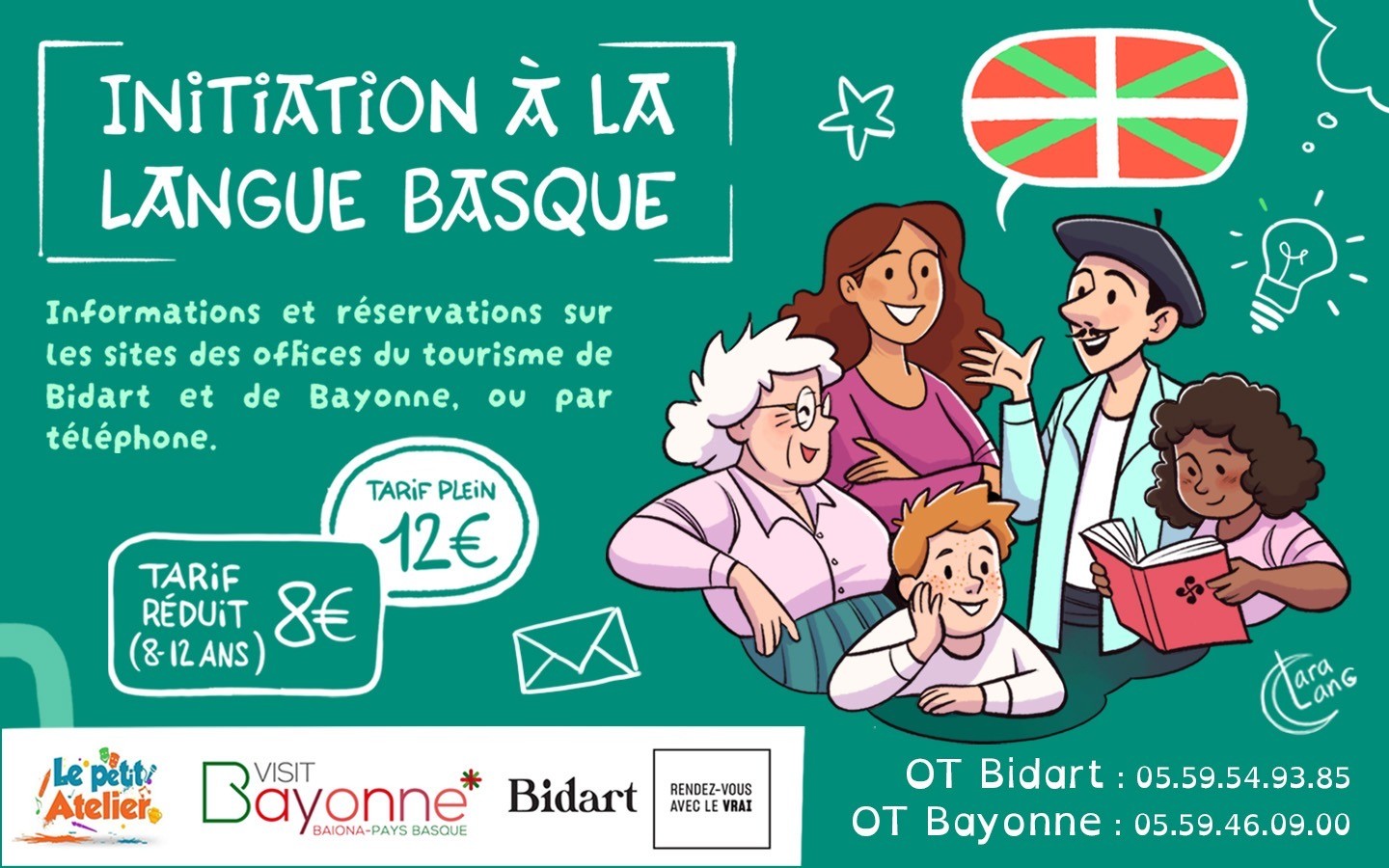 Initiation à la langue basque à l'Office de Tourisme de Bayonne 25 Place des Basques Bayonne 2026-08-05