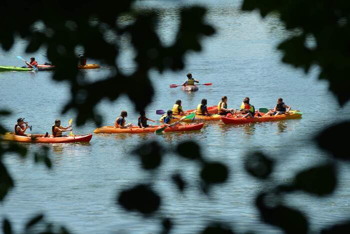 Initiation au kayak, Parc et Canal Camille Claudel, Rouen