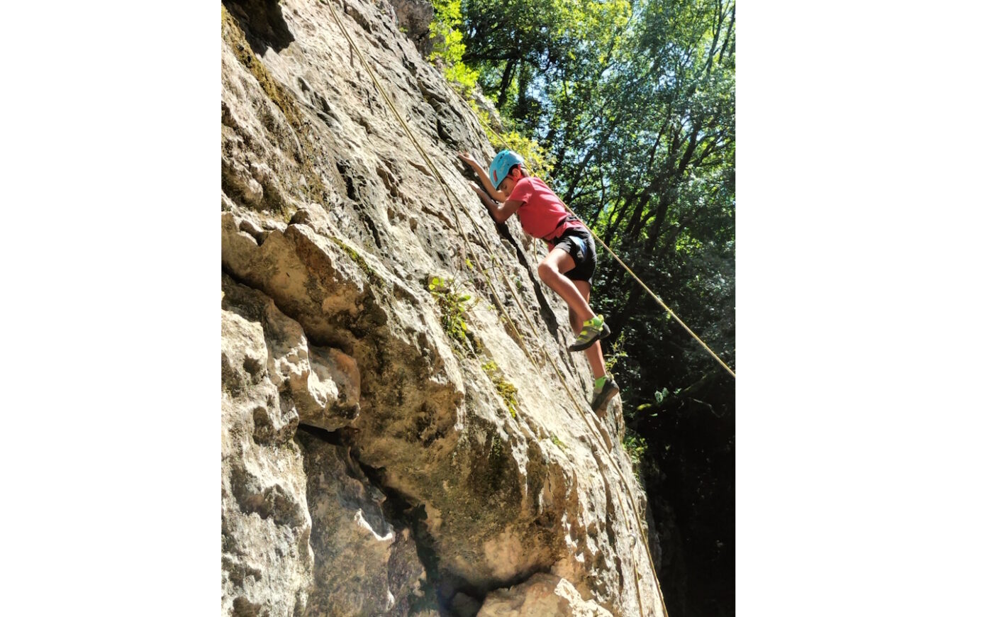 Initiation escalade Grottes préhistoriques de Sare Sare