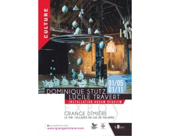 Installation céramique : Aquam Requiem, Grange Dîmière, Villages du Lac de Paladru