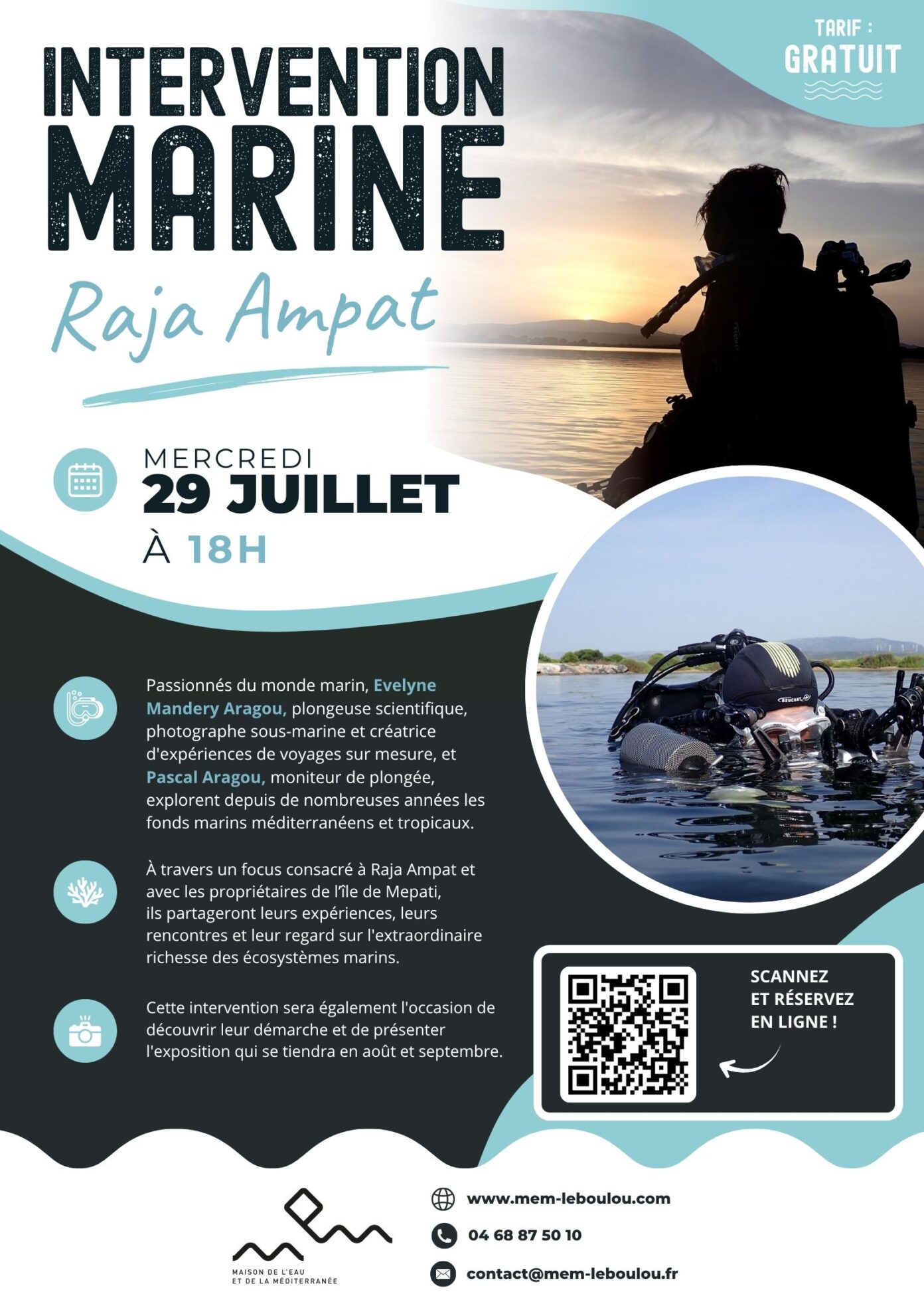 INTERVENTION MARINE RAJA AMPAT Le Boulou