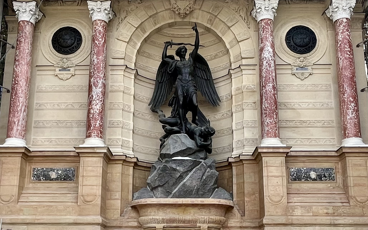 JEP 2026 : Découvrez les sculptures de la fontaine Saint-Michel Fontaine Saint-Michel Paris