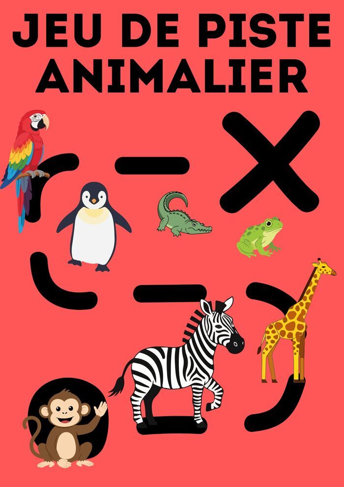 Jeu de piste animalier, Plaine de jeux La Halvêque, Nantes