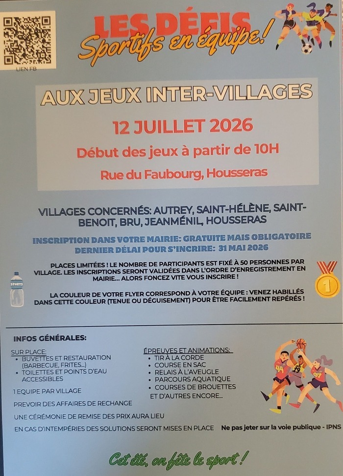 Jeux inter-villages Housseras Housseras