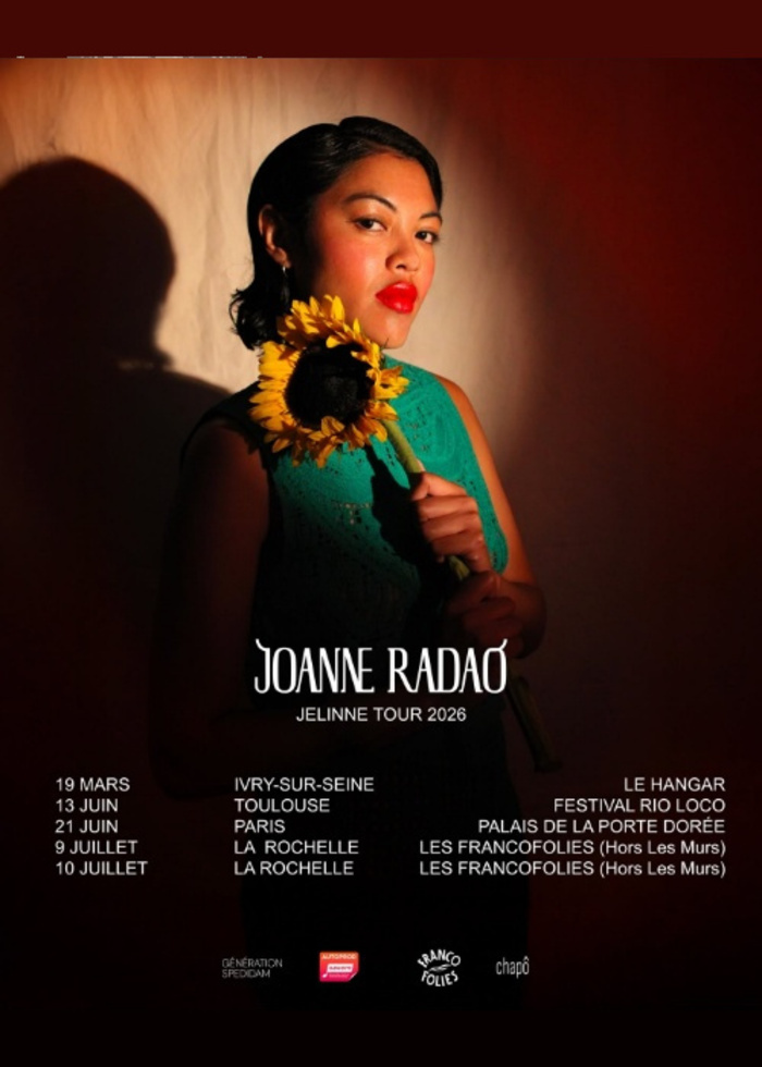 Joanne Radao à La Rochelle (17) Francofolies hors les murs, Jardin du centre socio-culturel Le Pertuis, La Rochelle