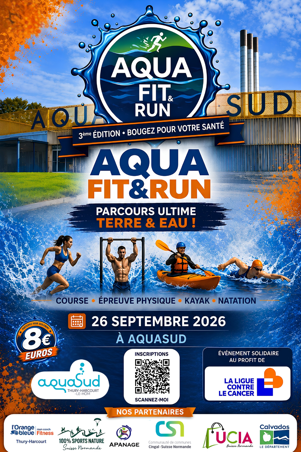Journée Bougez pour votre santé avec Aquasud Place Joseph Pitel Thury-Harcourt-le-Hom