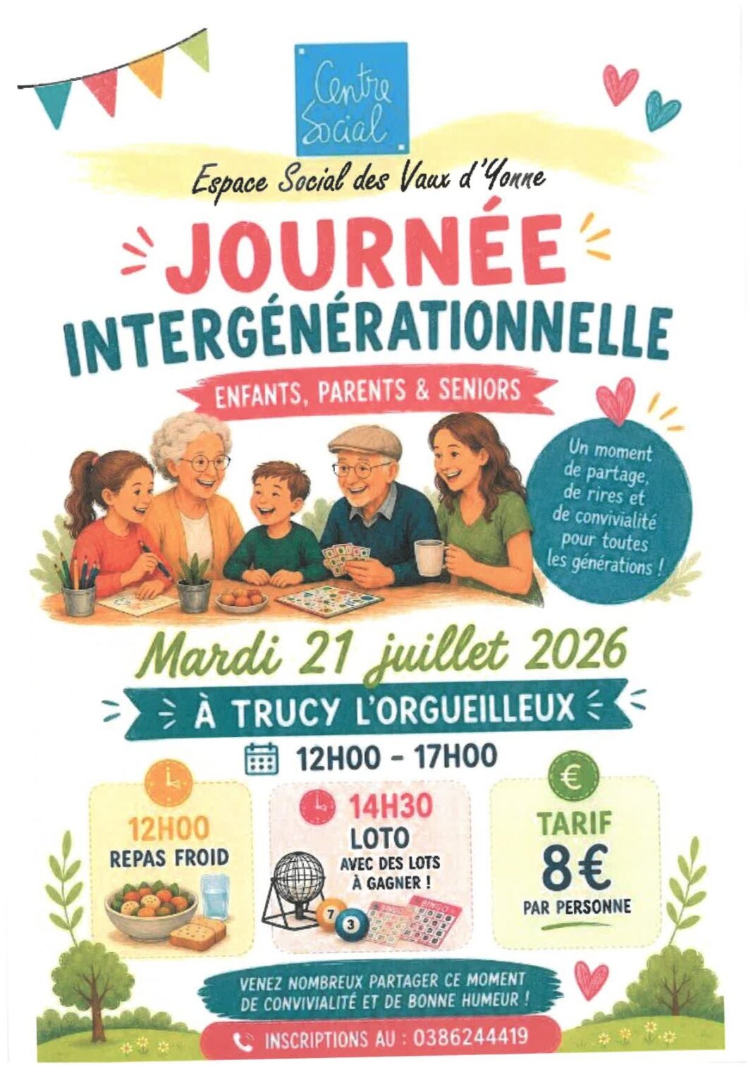 Journée intergénérationnelle Trucy-l’Orgueilleux
