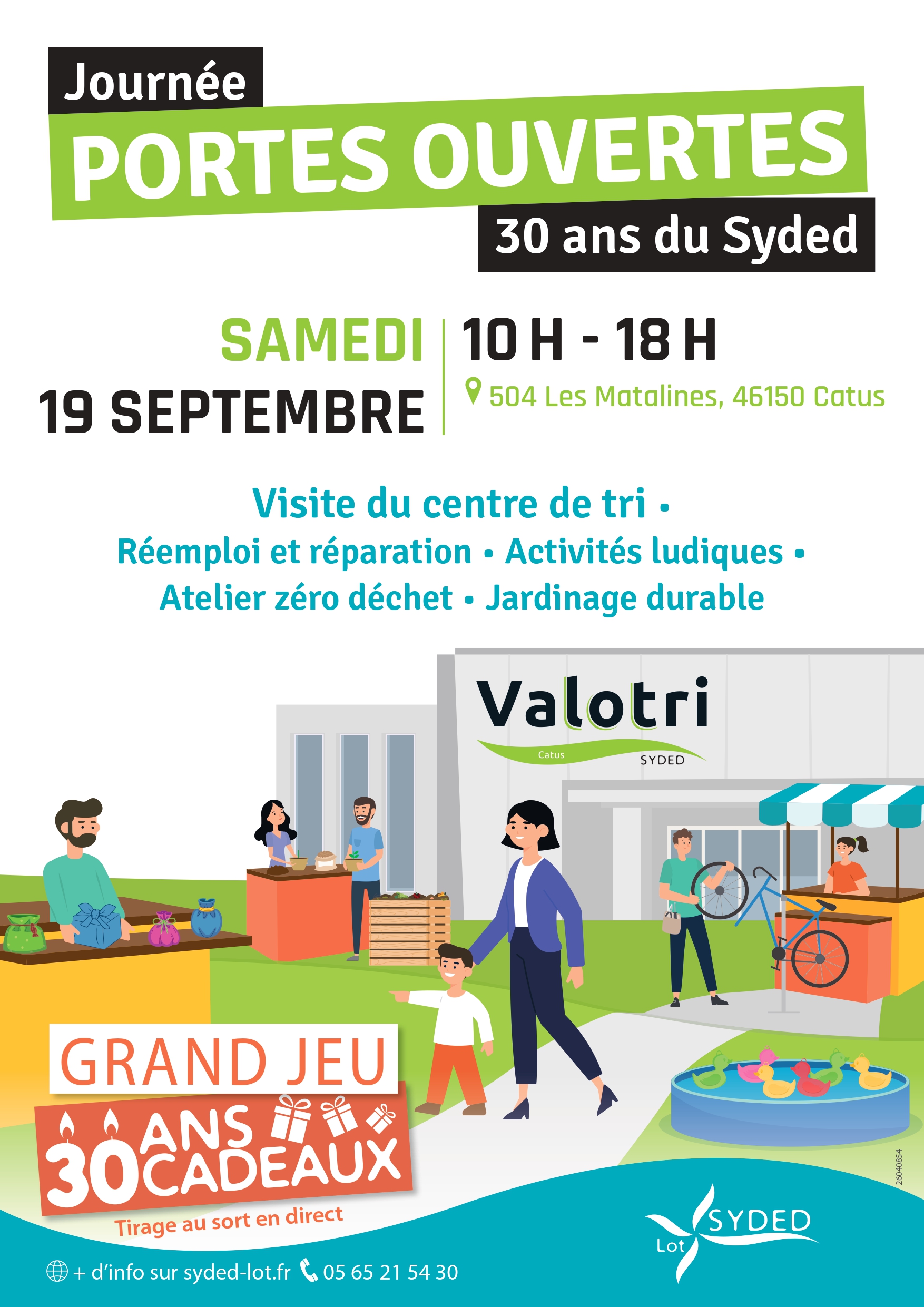 Journée Portes Ouvertes Syded Du Lot Valotri 504 Les Matalines Catus 2026-09-19