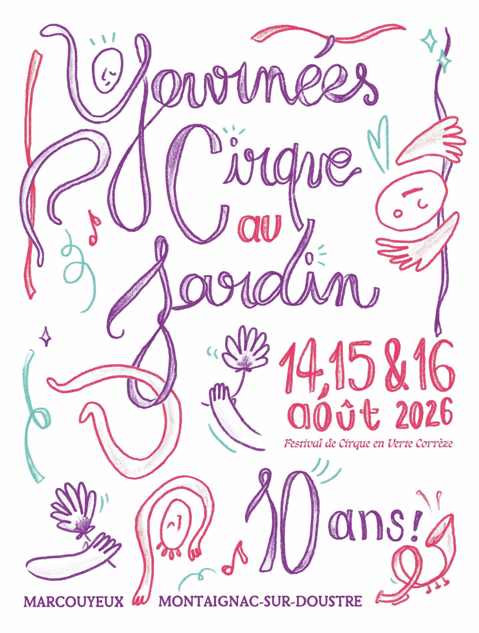 Journées Cirque au jardin 48 impasse des myrtilles Montaignac-sur-Doustre 2026-08-14