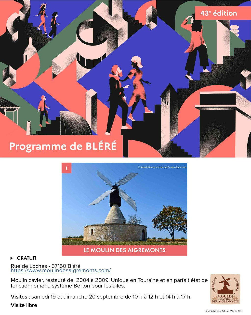 Journées européennes du patrimoine  Bléré