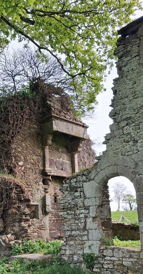 Journées Européennes du Patrimoine visite guidée les Ruines de Guesclin RDV chemin du paradis Longueville