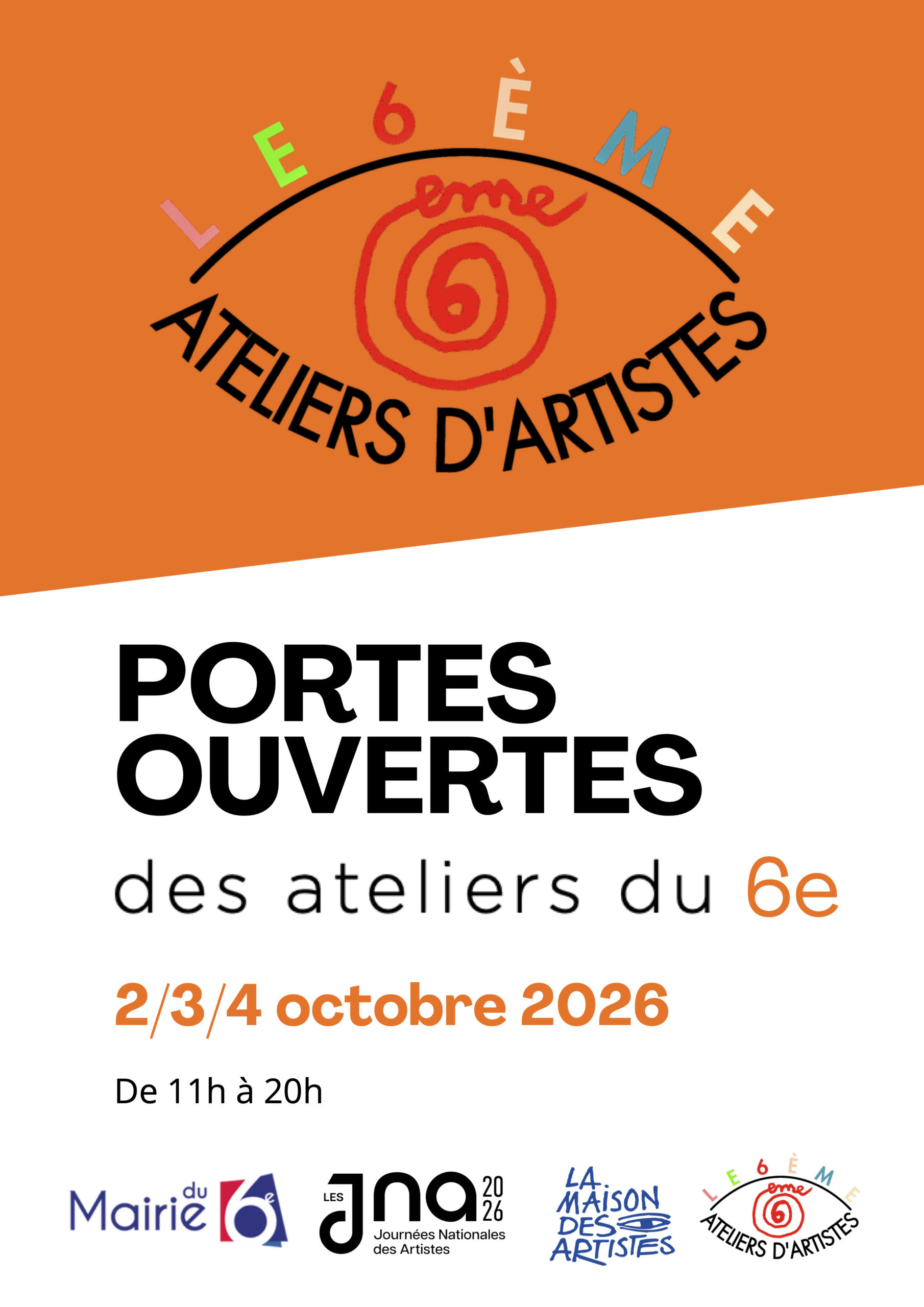 Portes-Ouvertes des ateliers d’artistes Paris 6ème Paris — Paris 6ème — Paris — 2 octobre 2026