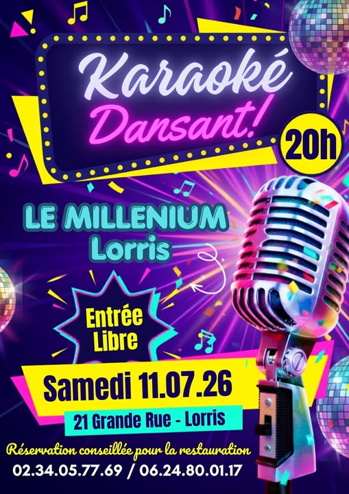 Karaoké dansant Le Millénium Lorris
