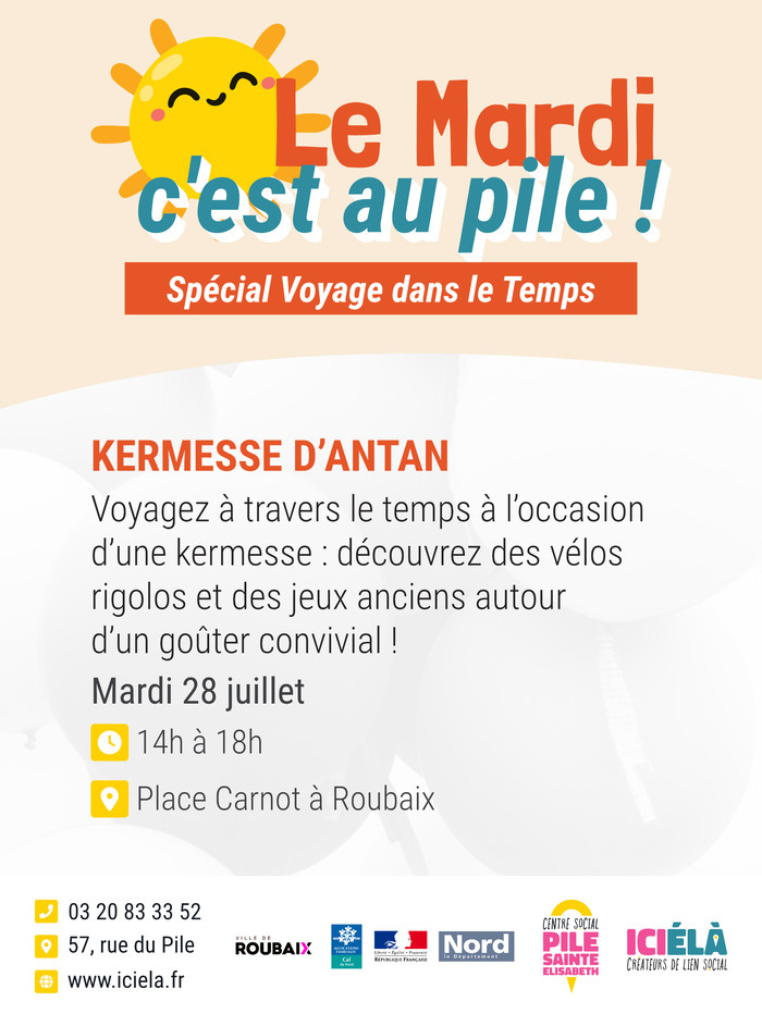 Kermesse d’Antan – Le Mardi C’est au Pile !, Place Carnot, Roubaix