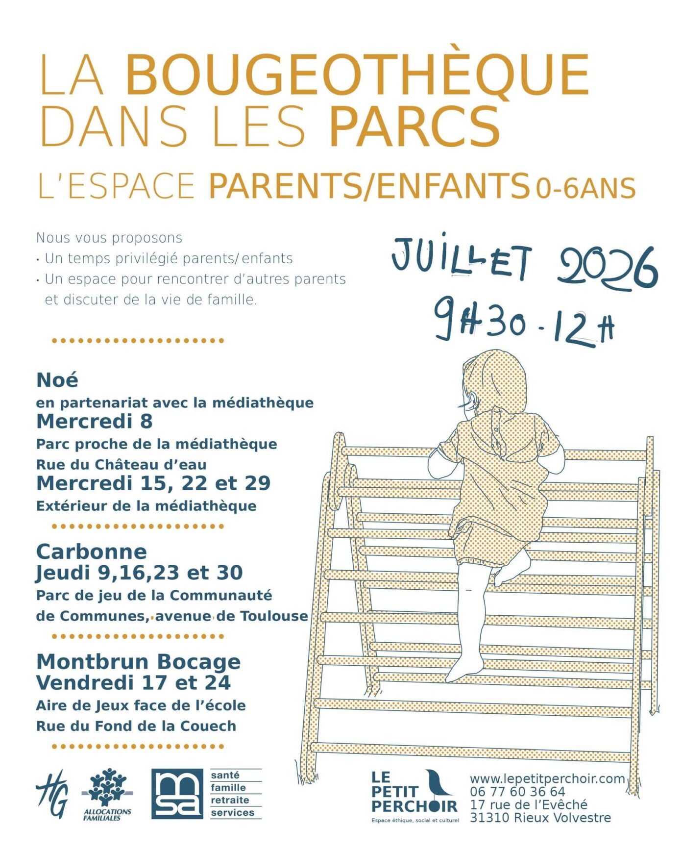 LA BOUGEOTHÈQUE DANS LES PARCS DU VOLVESTRE Montbrun-Bocage