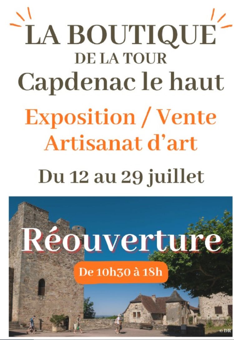 La boutique éphémère de la Tour à Capdenac-Le-Haut  Capdenac