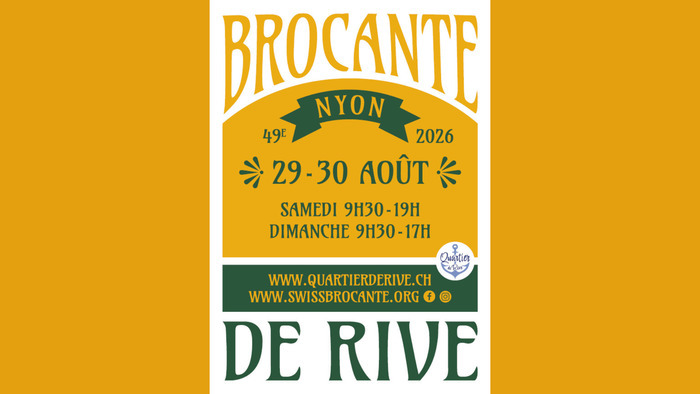 La Brocante de Rive, Association pour l&rsquo;Animation du Quartier de Rive Nyon, Nyon