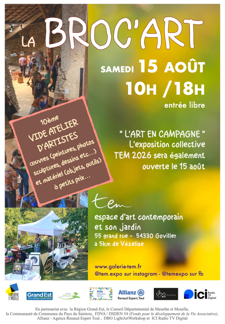la Broc'Art 55 grand rue Goviller 2026-08-15