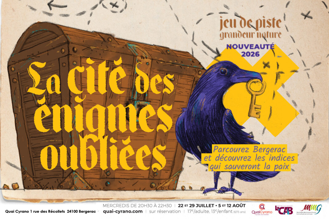 La Cité des énigmes oubliées Quai Cyrano Bergerac