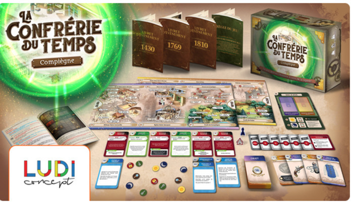 La confrérie du temps : visites guidées et séances de jeu avec notre jeu patrimonial, Bibliothèque Saint-Corneille, Compiègne