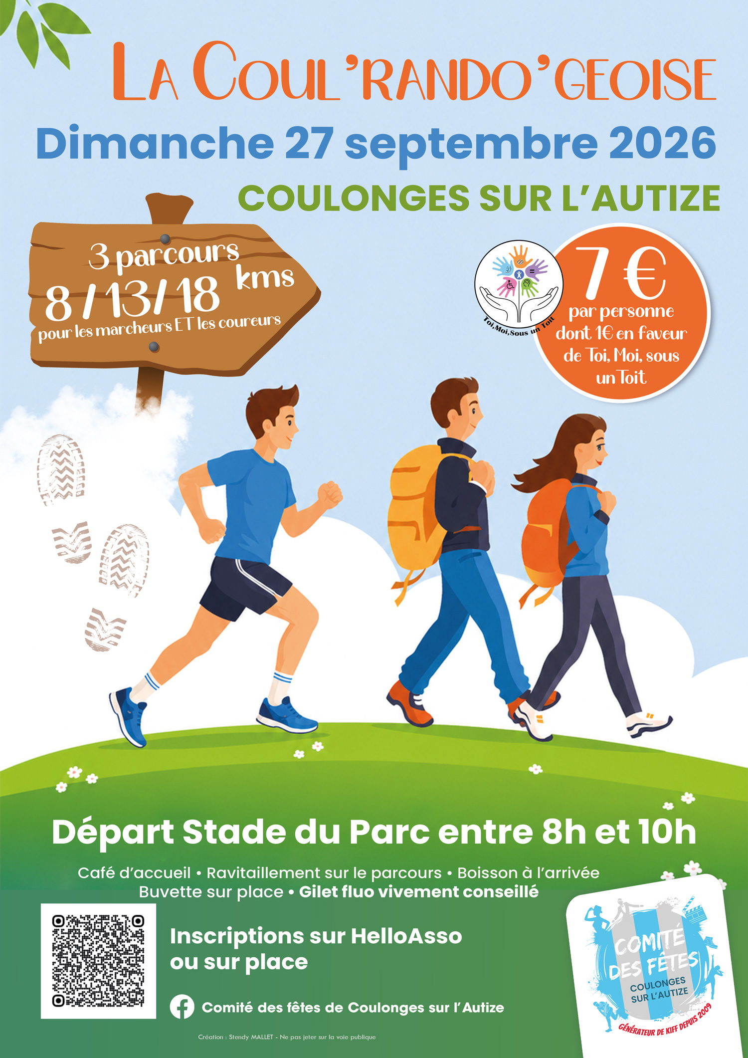 La Coul'Rando'Geoise Stade du parc Coulonges-sur-l'Autize 2026-09-27