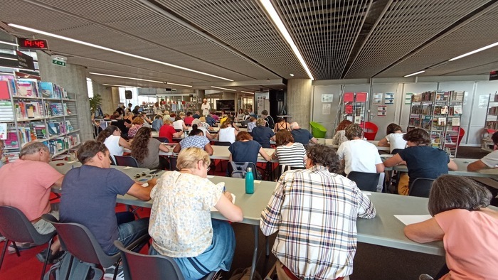 La dictée du 3e Médiathèque Mériadeck Bordeaux